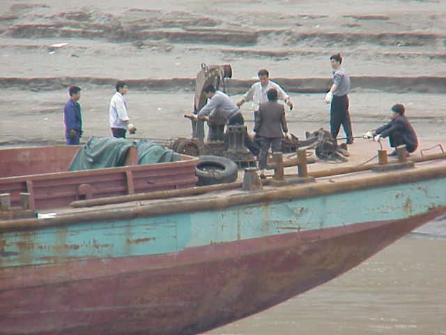    Ship's crew,       Yangtze River   